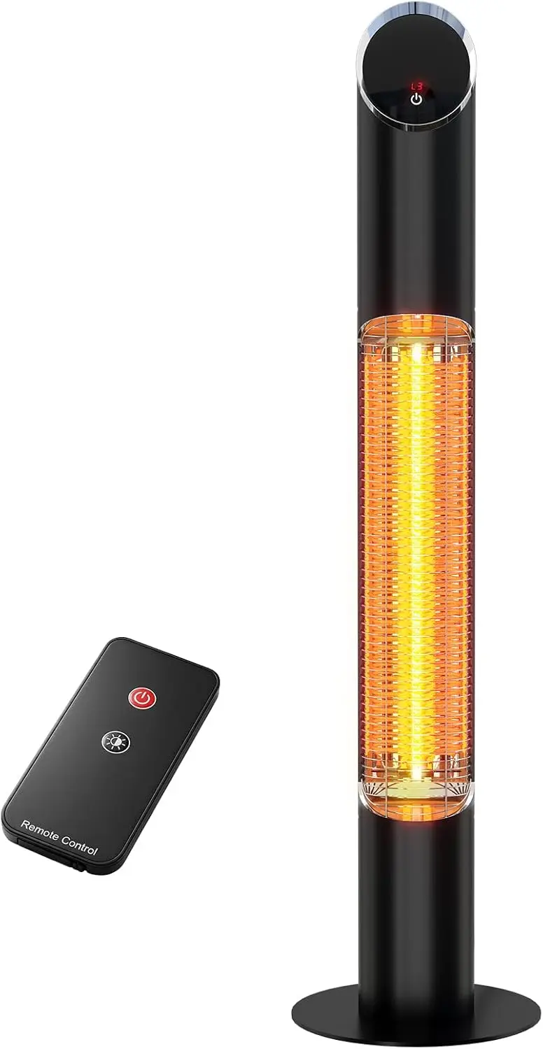 Patio Heater Standing - Outdoor Electric Patio Heater, Portable Infrared