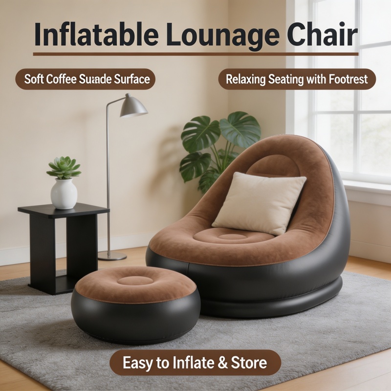 Outdoor Furniture Small - Lazy Couch Sofas Inflatable Chair Foldable