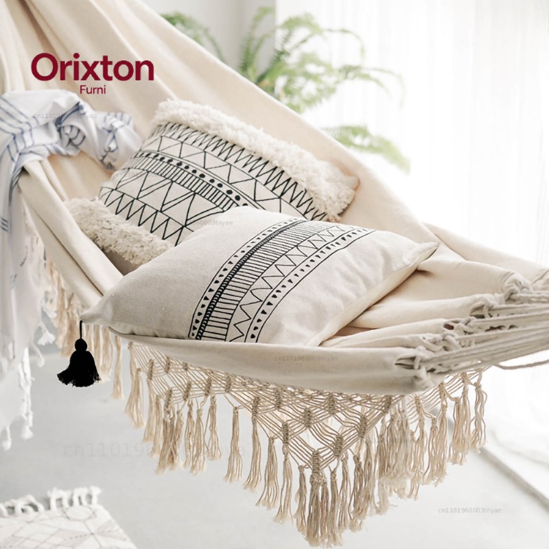 Outdoor Furniture Brands - Large 2 Person Hammock Boho Style