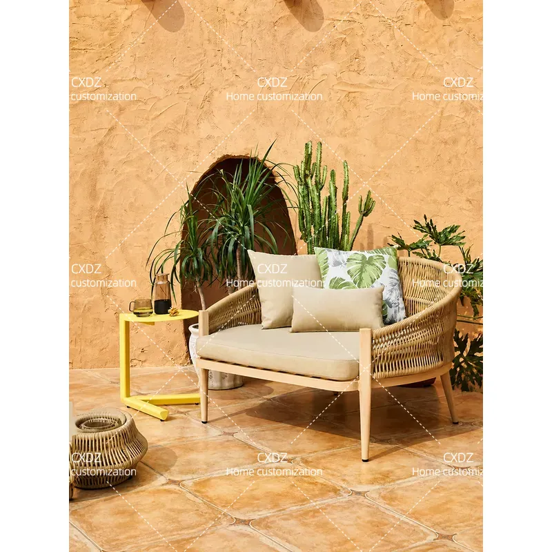 Outdoor Furniture Recliner Set - Outdoor Rattan Chair and Sofa Set