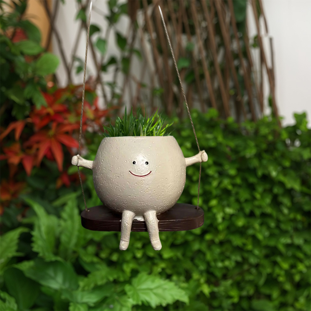 Chair/Swing Smile Face Planter - огляд і ціна Garden Swing Chair