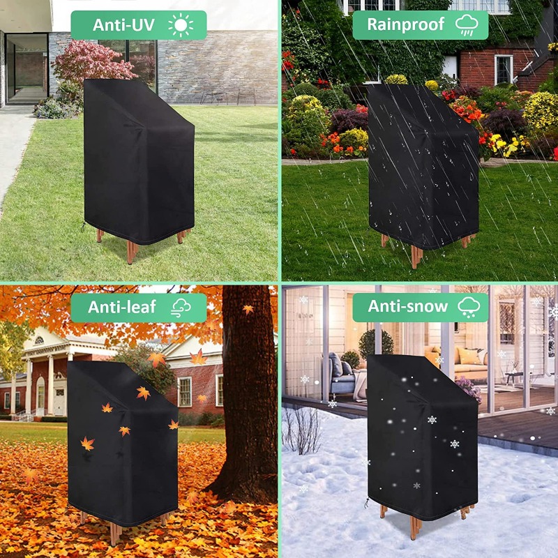 1/2/PCS Stacked Chair Dust Cov - огляд і ціна Outdoor Furniture Protector