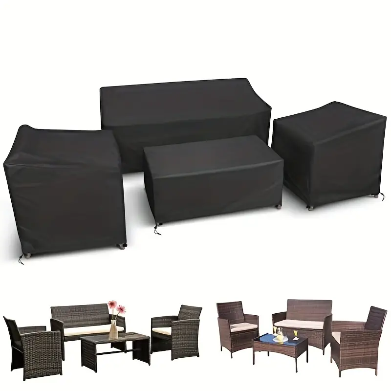4pcs/Set Patio Furniture Cover - огляд і ціна Outdoor Furniture Recliner Set