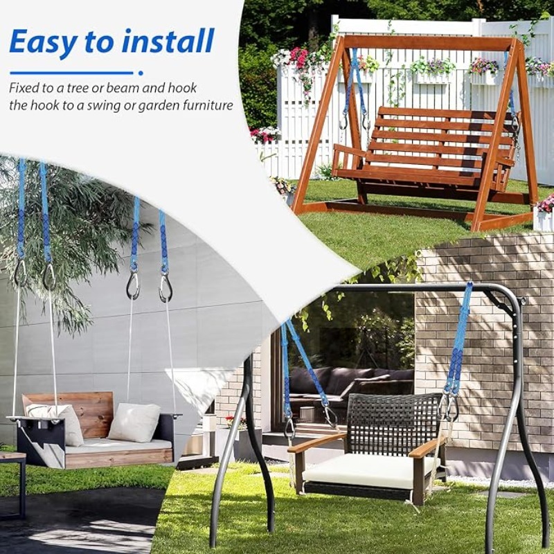 1/2Pcs Wear Resistant Metal Ho - огляд і ціна Garden Swing Chair
