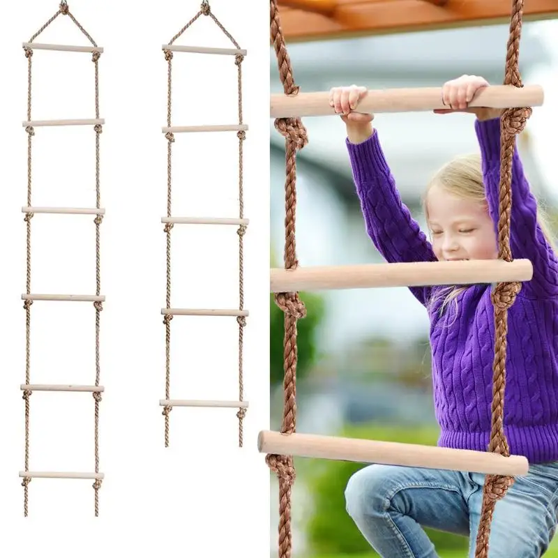 Kids Wooden Ladder Outdoor Act - огляд і ціна Garden Swing Chair