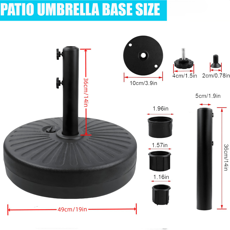 Patio Umbrella Base 50 Lbs Wat - огляд і ціна Outdoor Furniture With Umbrella