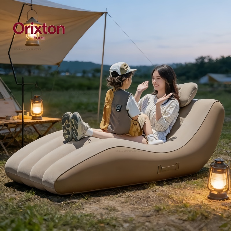 Outdoor Portable Self Inflatin - огляд і ціна Outdoor Furniture Lounge Chair