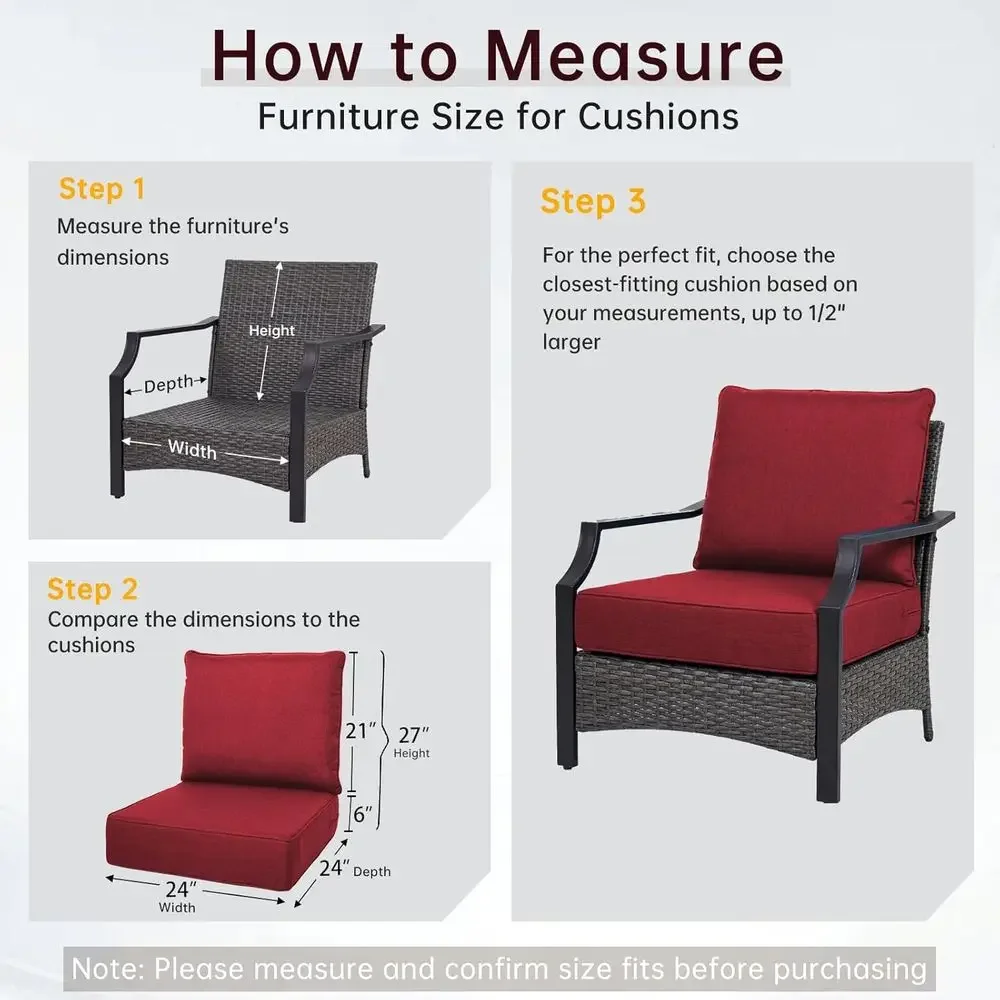 Outdoor Seat Cushion Set - 4 x - огляд і ціна Outdoor Furniture Cushions 24 X 24