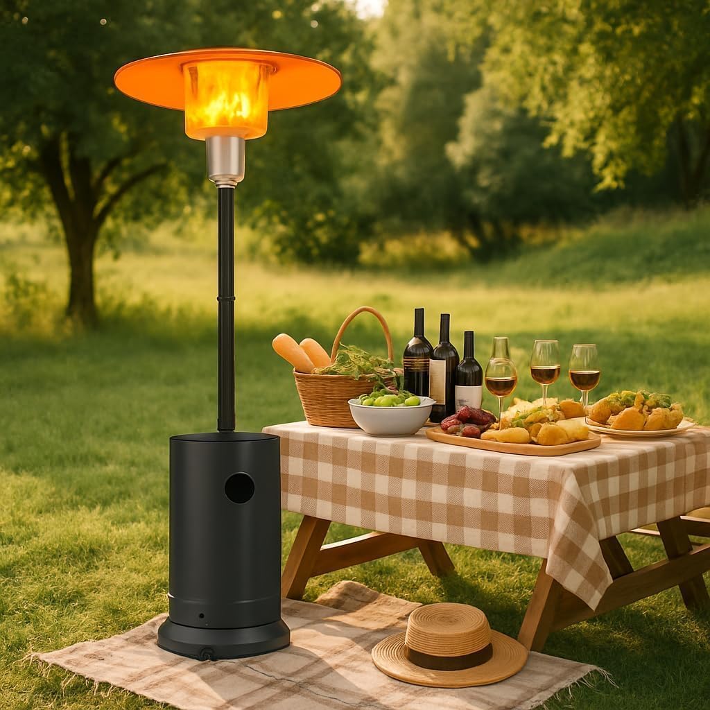 48,000 BTU Outdoor Heat Lamp - - огляд і ціна Patio Heater Standing