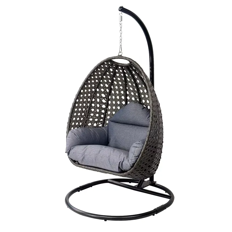 Egg Shape Black Patio Porch Wi - огляд і ціна Garden Swing Chair
