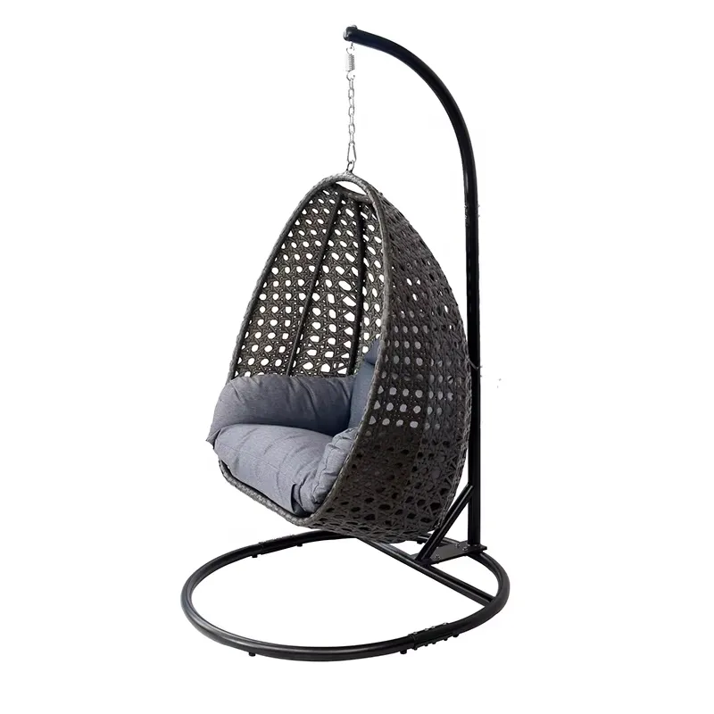 Egg Shape Black Patio Porch Wi - огляд і ціна Garden Swing Chair