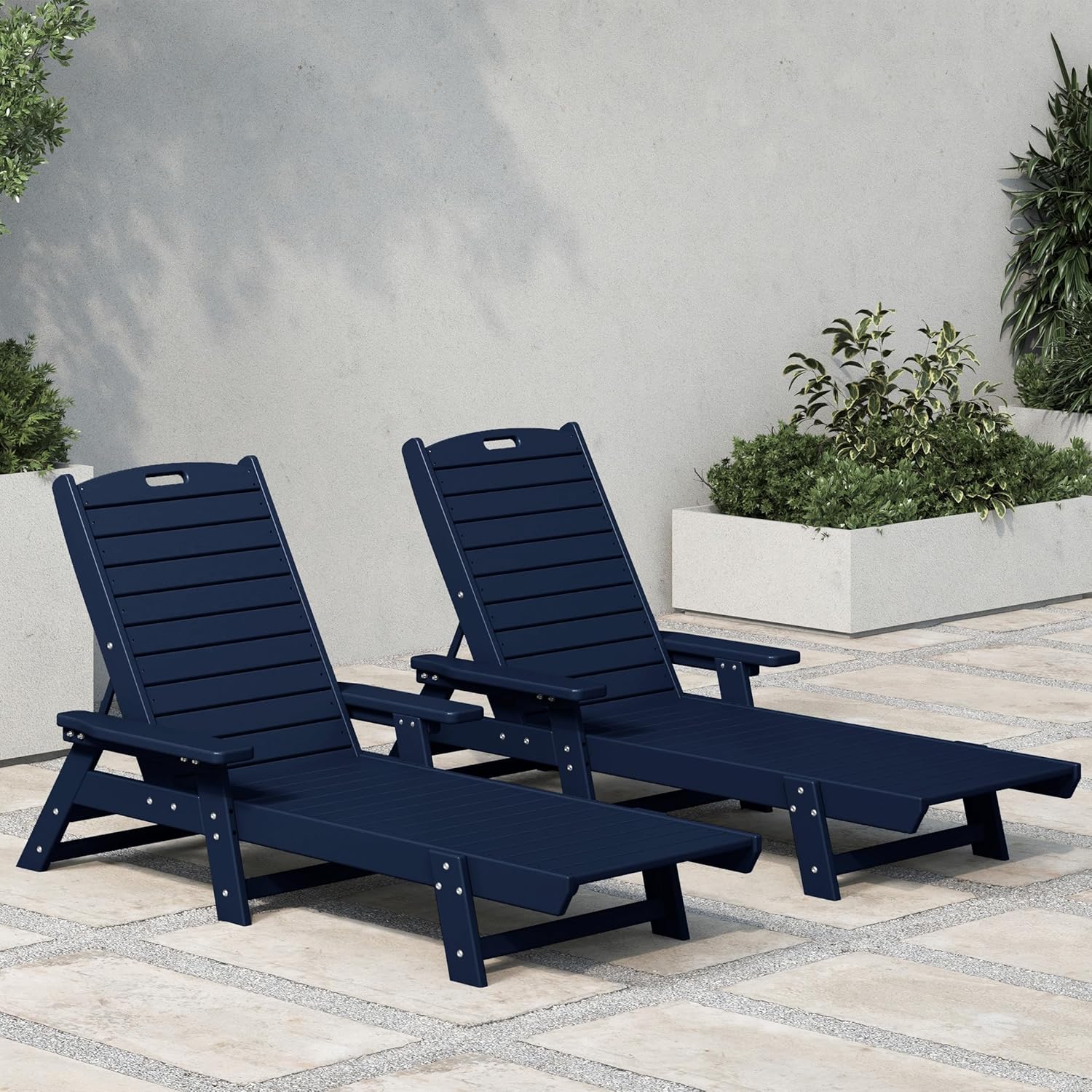 Malibu Poly Reclining Chaise L - огляд і ціна Outdoor Furniture Recliner Set