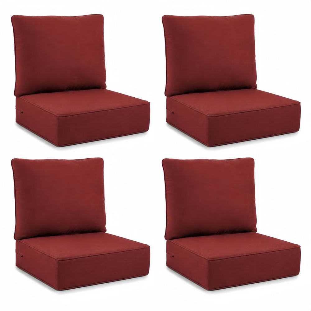 Outdoor Seat Cushions 4-Piece  - огляд і ціна Outdoor Furniture Cushions 24 X 24