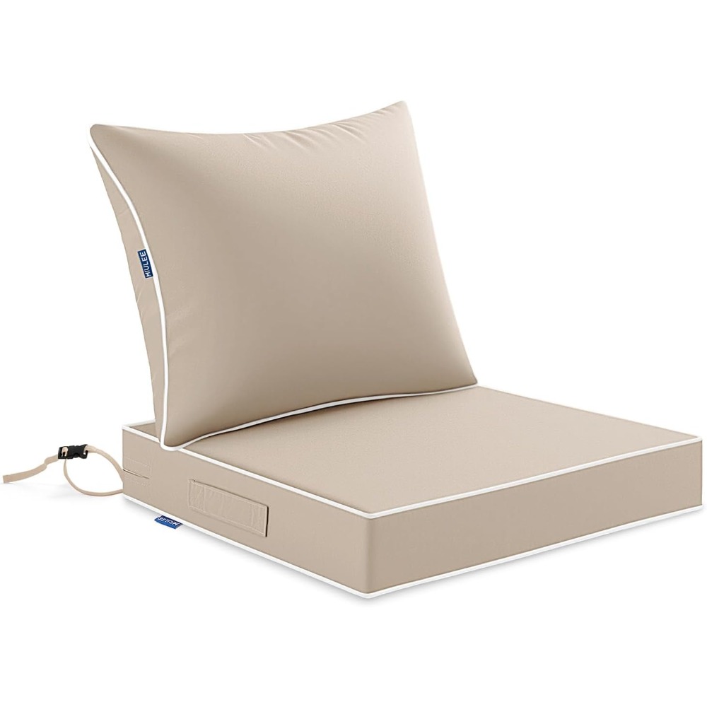Beige Outdoor Seat Cushion 24x - огляд і ціна Outdoor Furniture Cushions 24 X 24