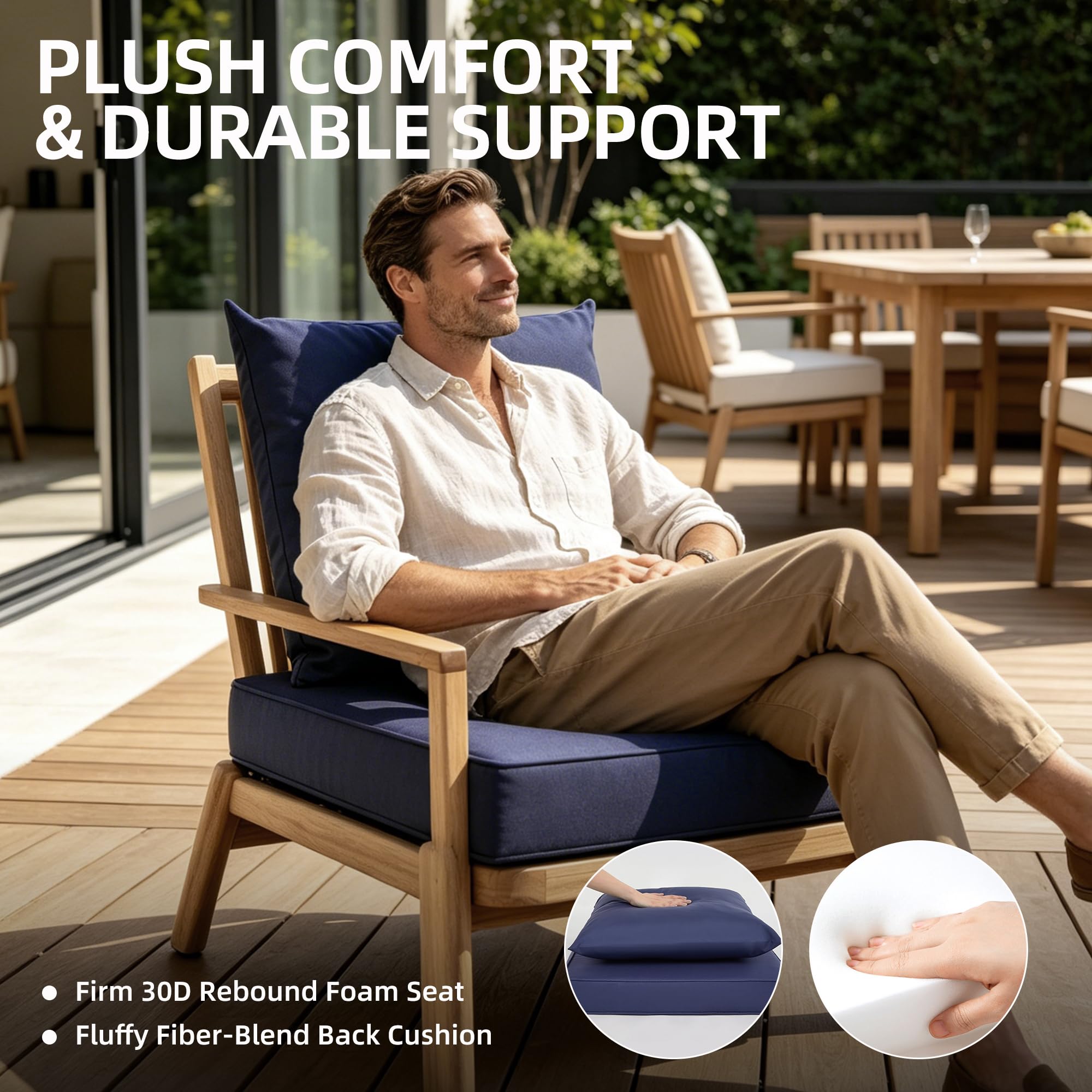 24x24 Outdoor Chair Cushions S - огляд і ціна Outdoor Furniture Cushions 24 X 24
