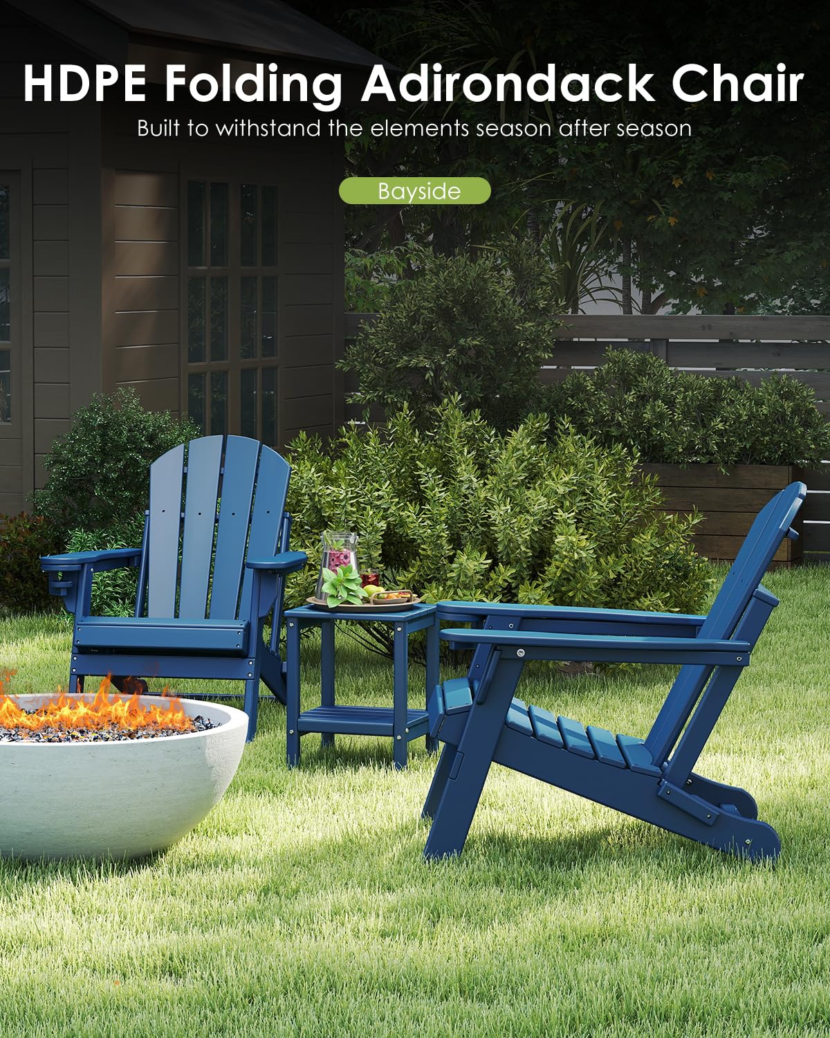 Chair Set 2, Folding All Weath - огляд і ціна Outdoor Furniture Recliner Set
