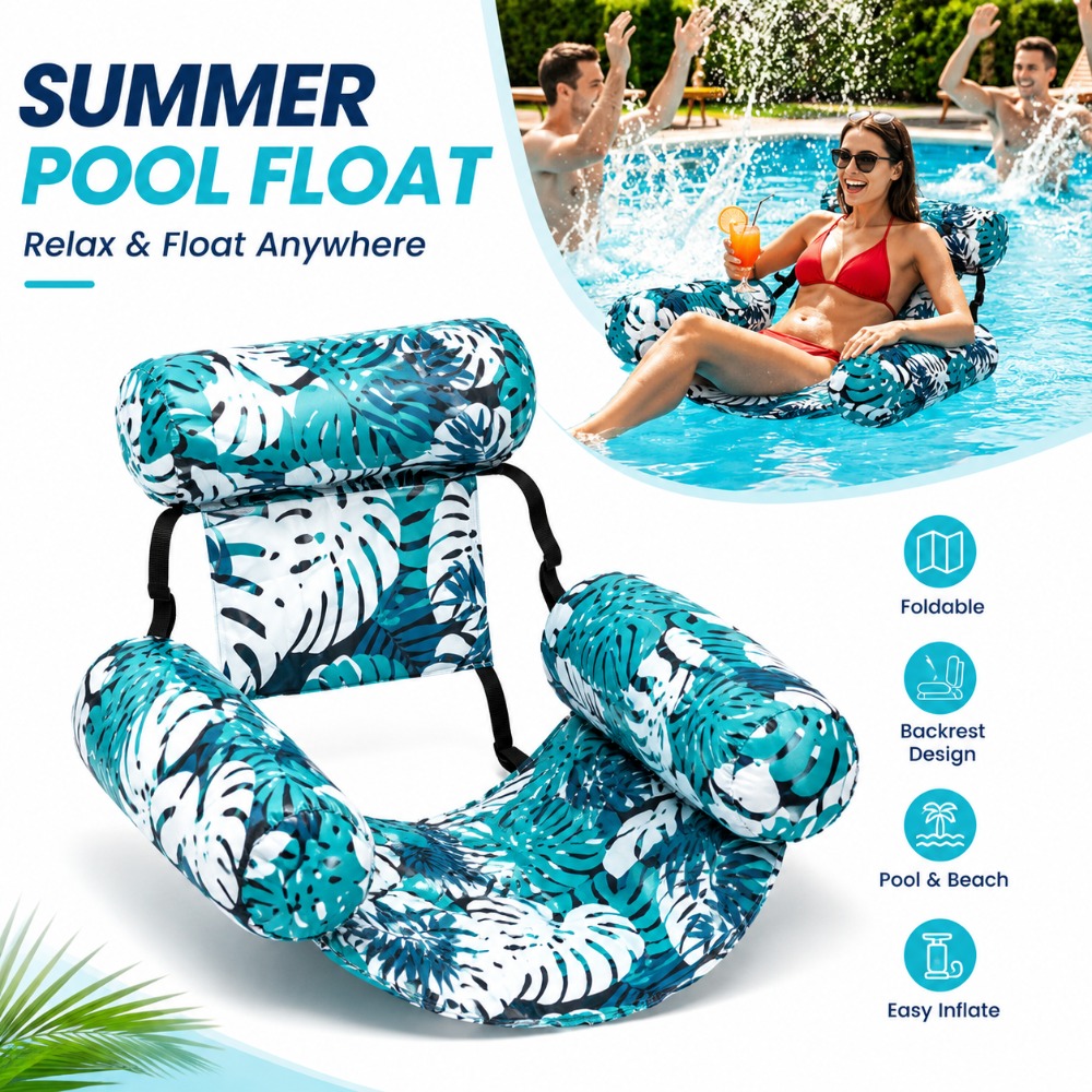 Heavy Duty Blow Up Pool Chair  - огляд і ціна Outdoor Furniture Lounge Chair