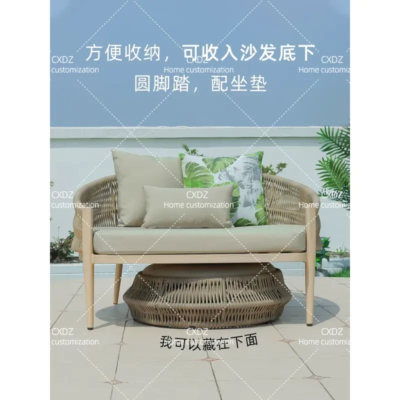 Outdoor Rattan Chair and Sofa  - огляд і ціна Outdoor Furniture Recliner Set