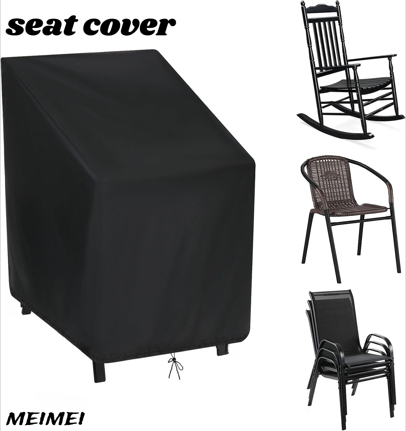 Stacked Chair Dust Cover Stora - огляд і ціна Outdoor Furniture Protector