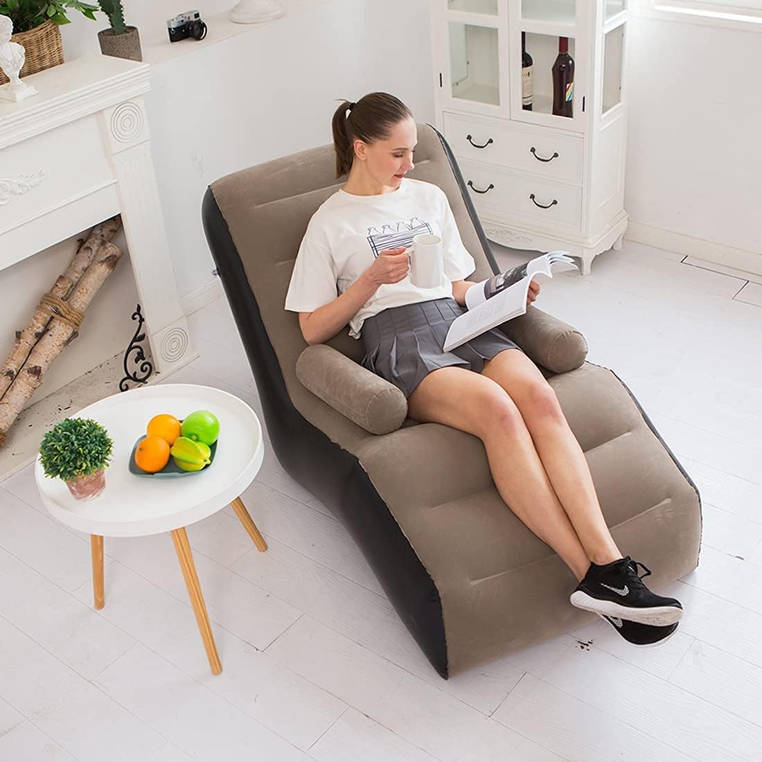 Folding Lazy Sofa,Inflatable L - огляд і ціна Outdoor Furniture Small