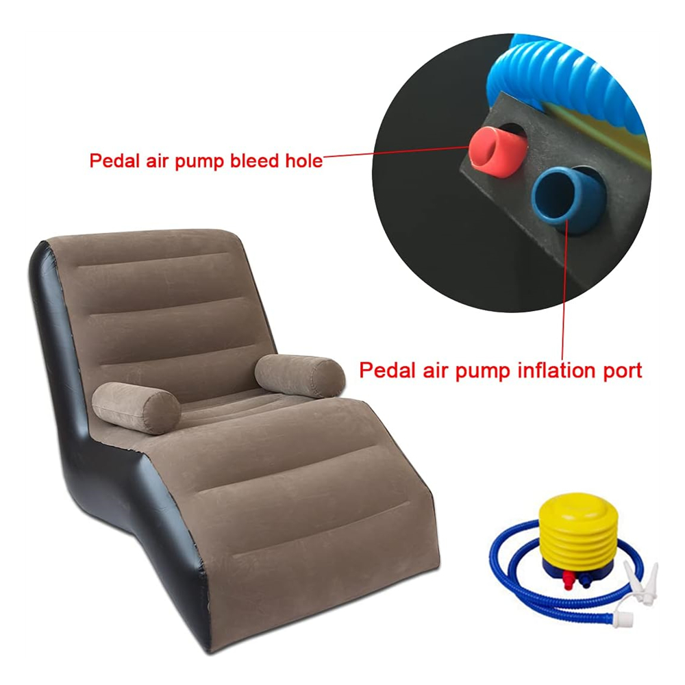 Folding Lazy Sofa,Inflatable L - огляд і ціна Outdoor Furniture Small