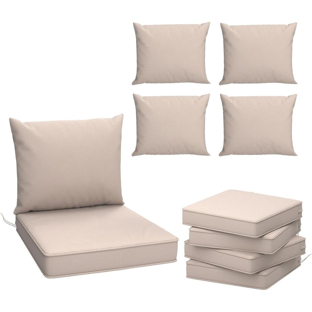 Outdoor Chair Cushions Set of  - огляд і ціна Outdoor Furniture Cushions 24 X 24