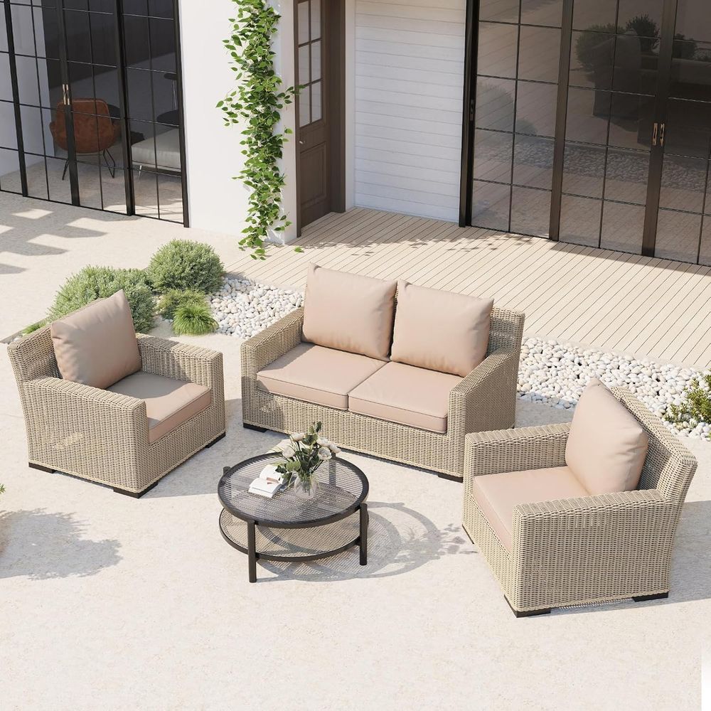Outdoor Chair Cushions Set of  - огляд і ціна Outdoor Furniture Cushions 24 X 24