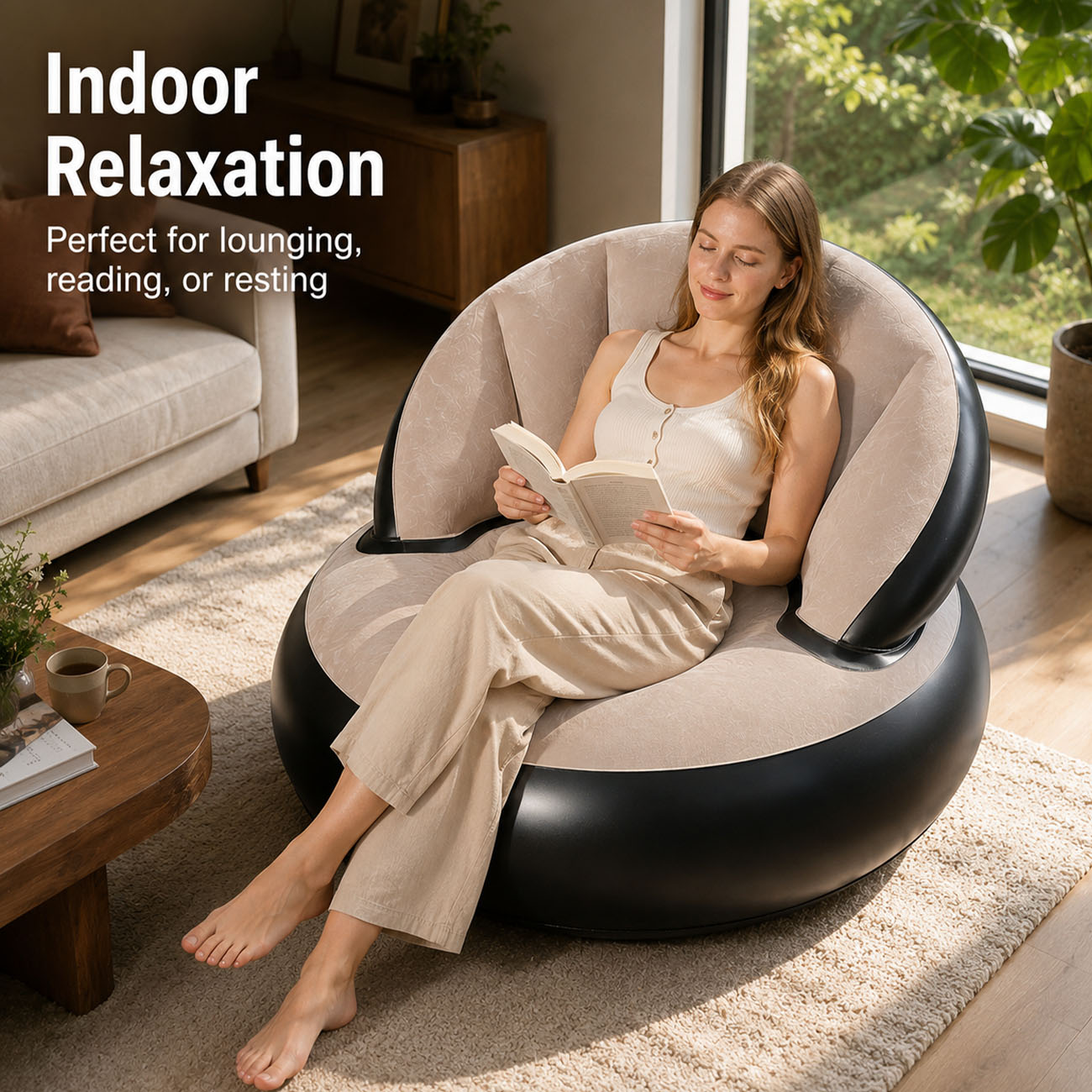 Inflatable Chair for Adults, F - огляд і ціна Outdoor Furniture Small