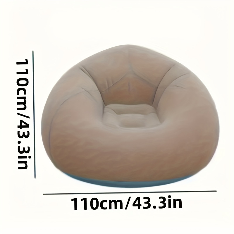 Flocked PVC Inflatable Sofa Ch - огляд і ціна Outdoor Furniture Lounge Chair